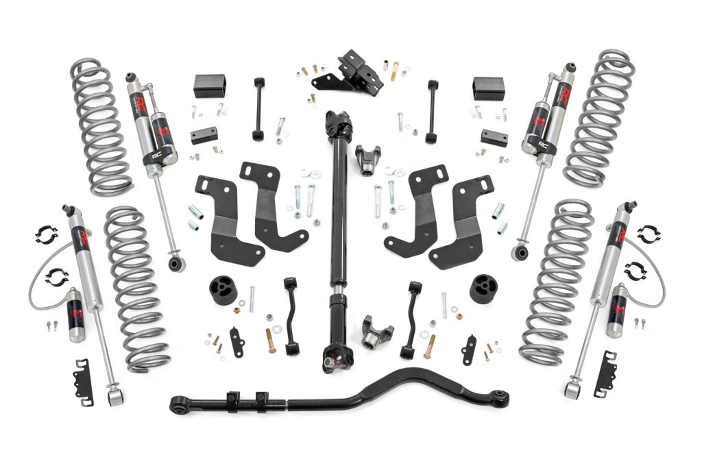 Rough Country 3.5 Inch lift Kit C/A Drop FR D/S M1R Jeep Wrangler Unlimited (24-26)
