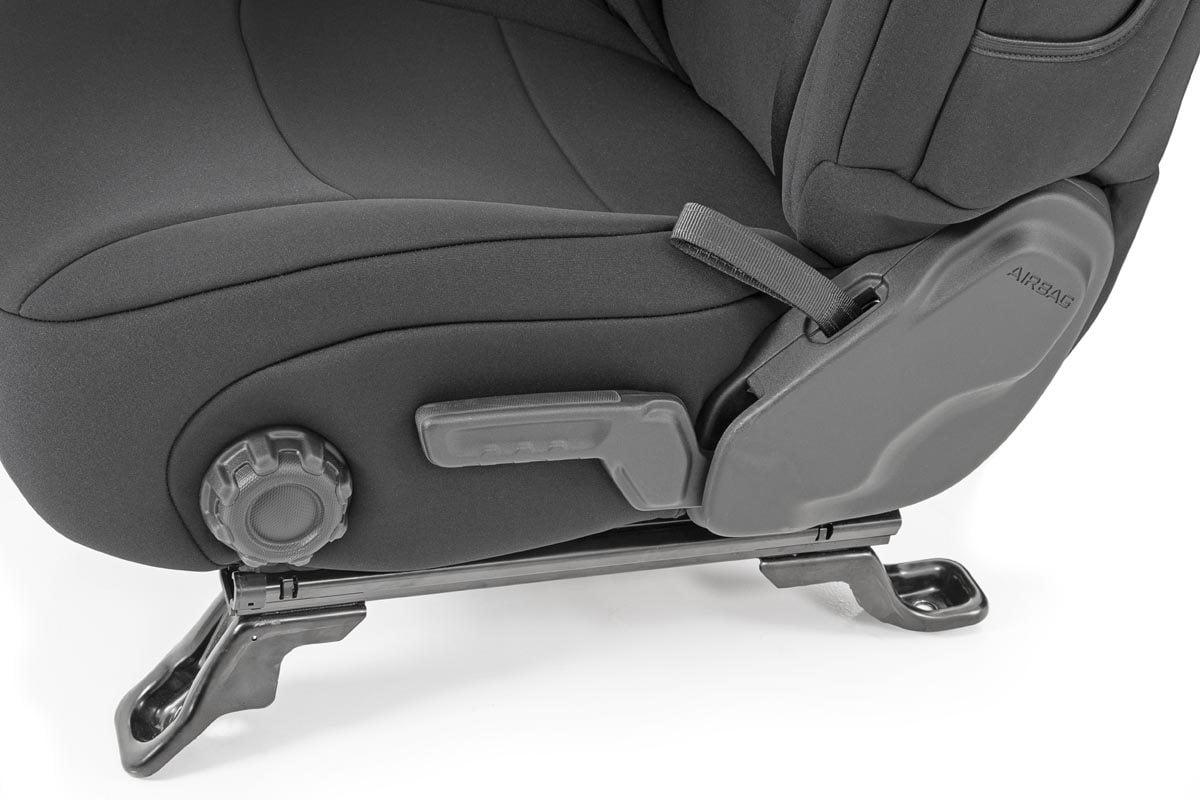 Rough Country Seat Covers Front and Rear Jeep Wrangler Unlimited 4WD (2018-2026)
