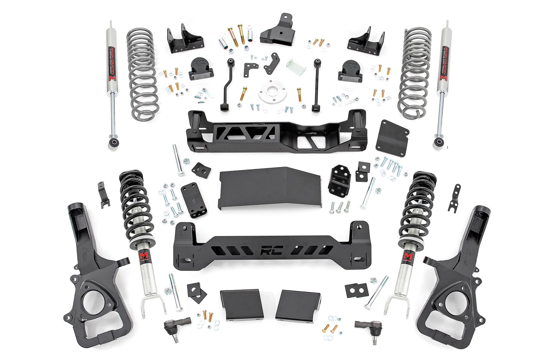 Rough Country 6 Inch Lift Kit M1/M1 Dual Rate Coils Ram 1500 4WD (2019-2024)