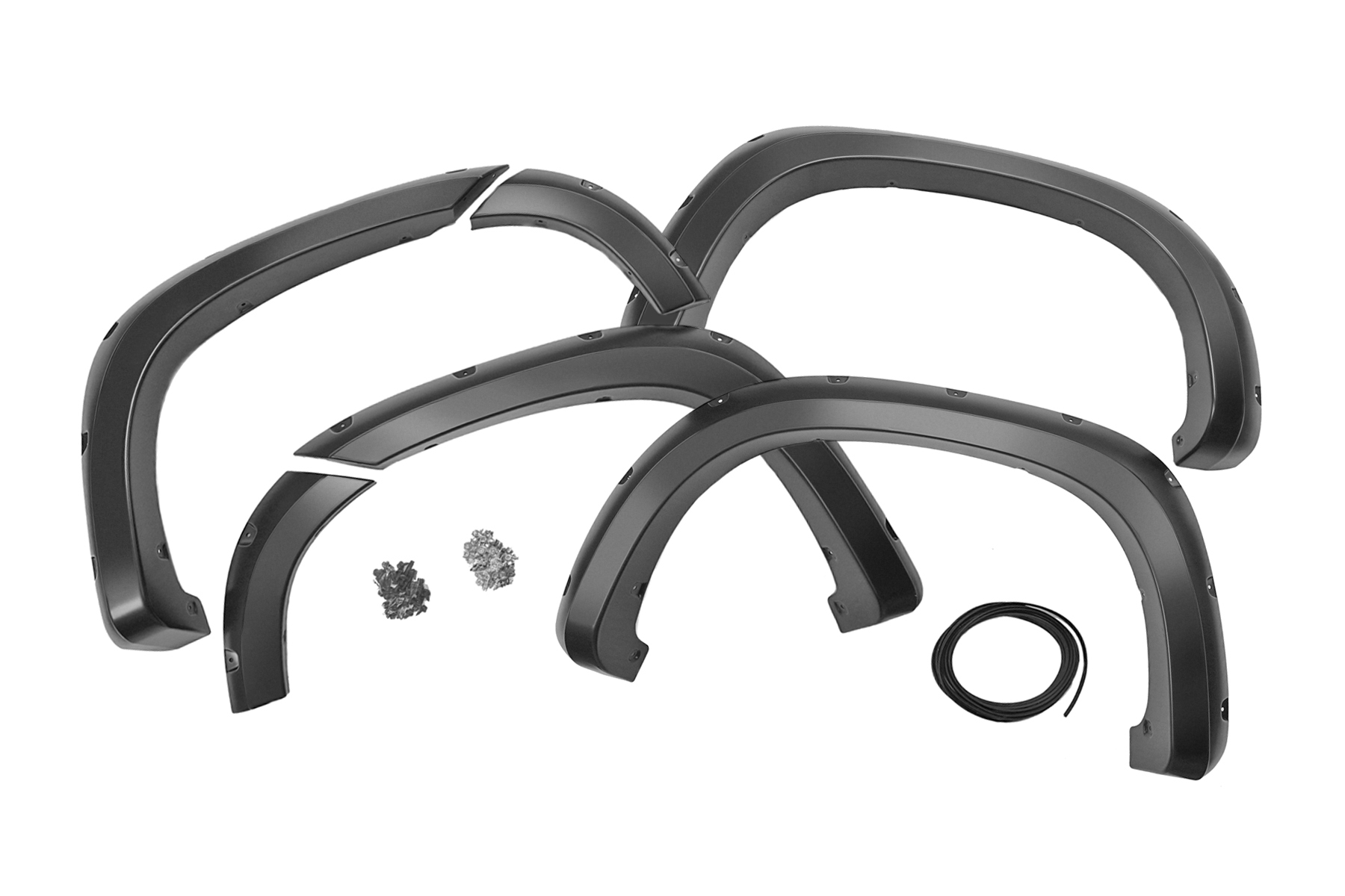 Rough Country Pocket Fender Flares GTL Desert Sand Chevy Silverado 1500 2WD/4WD (19-21)