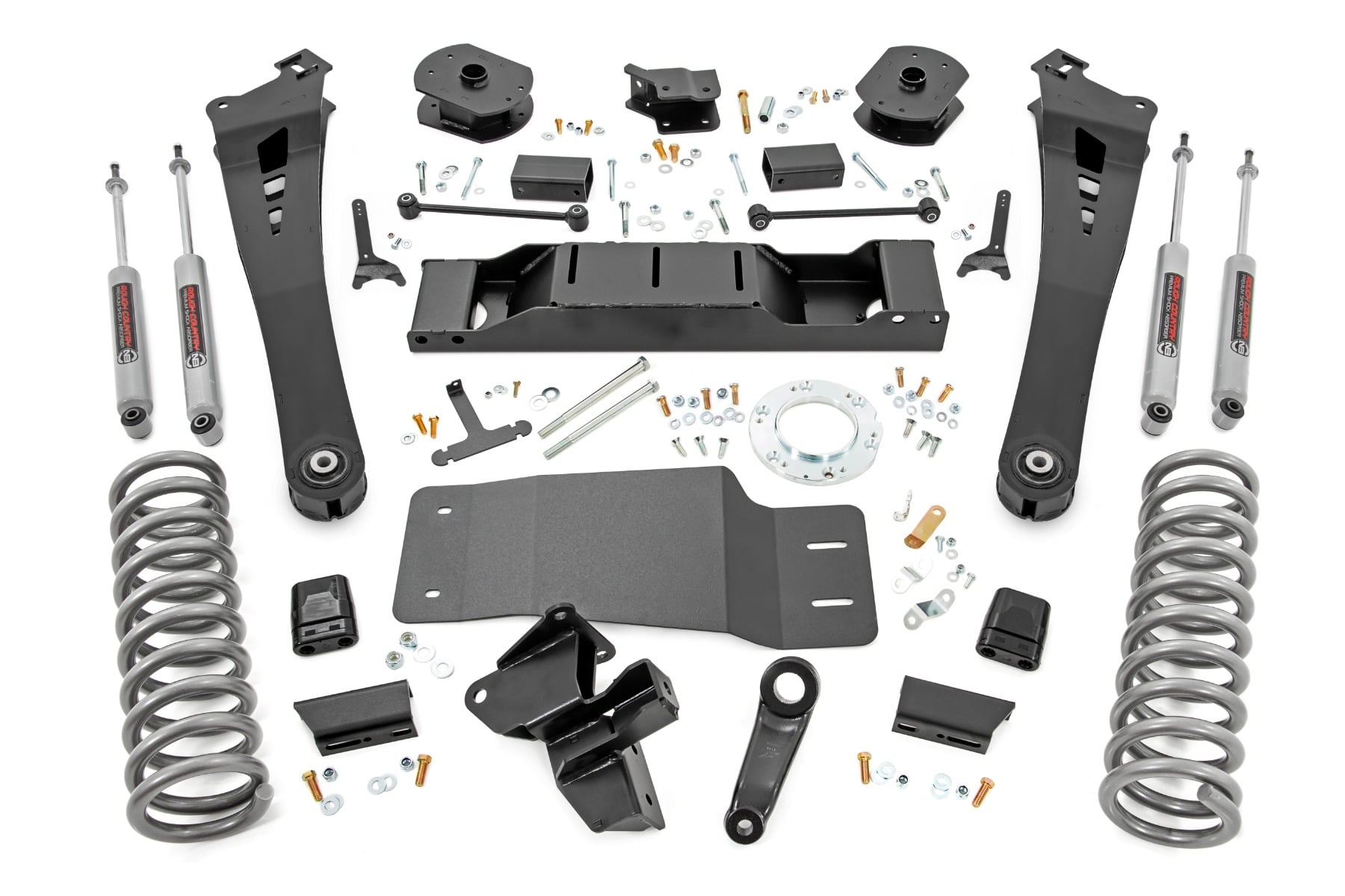 Rough Country 5 Inch Lift Kit Non-AISIN Ram 2500 4WD (2019-2024)