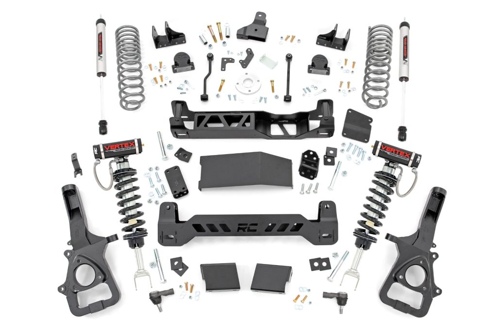 Rough Country 6 Inch Lift Kit 22XL Vertex/V2 Dual Rate Coils Ram 1500 4WD (19-24)