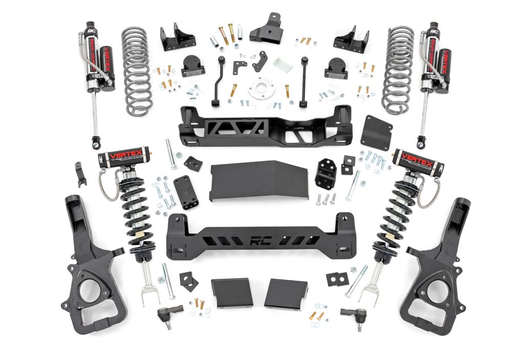 Rough Country 6 Inch Lift Kit 22XL Vertex Dual Rate Coils Ram 1500 4WD (2019-2024)