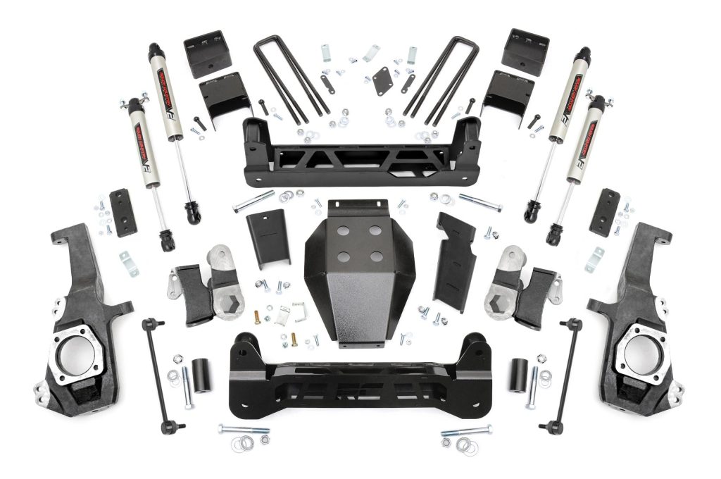 Rough Country 5 Inch Lift Kit NTD V2 w/ Overloads Chevy/GMC 2500HD/3500HD (20-26)
