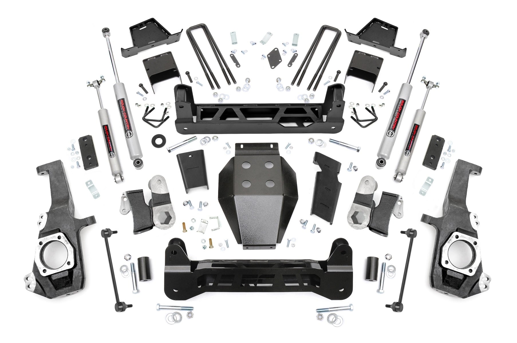 Rough Country 7 Inch Lift Kit NTD Chevy/GMC 2500HD/3500HD (20-26)