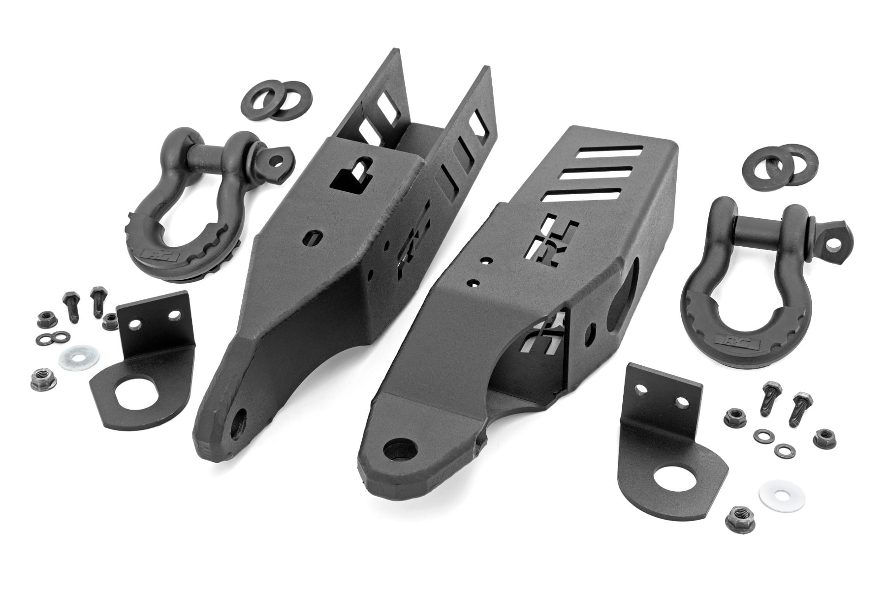 Rough Country Tow Hook Brackets D-Ring Combo Ford Bronco 4WD (2021-2026)