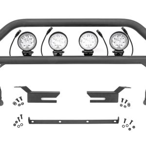 Rough Country Nudge Bar 4 Inch Round Led (x4) Ford Bronco 4WD (2021-2026)