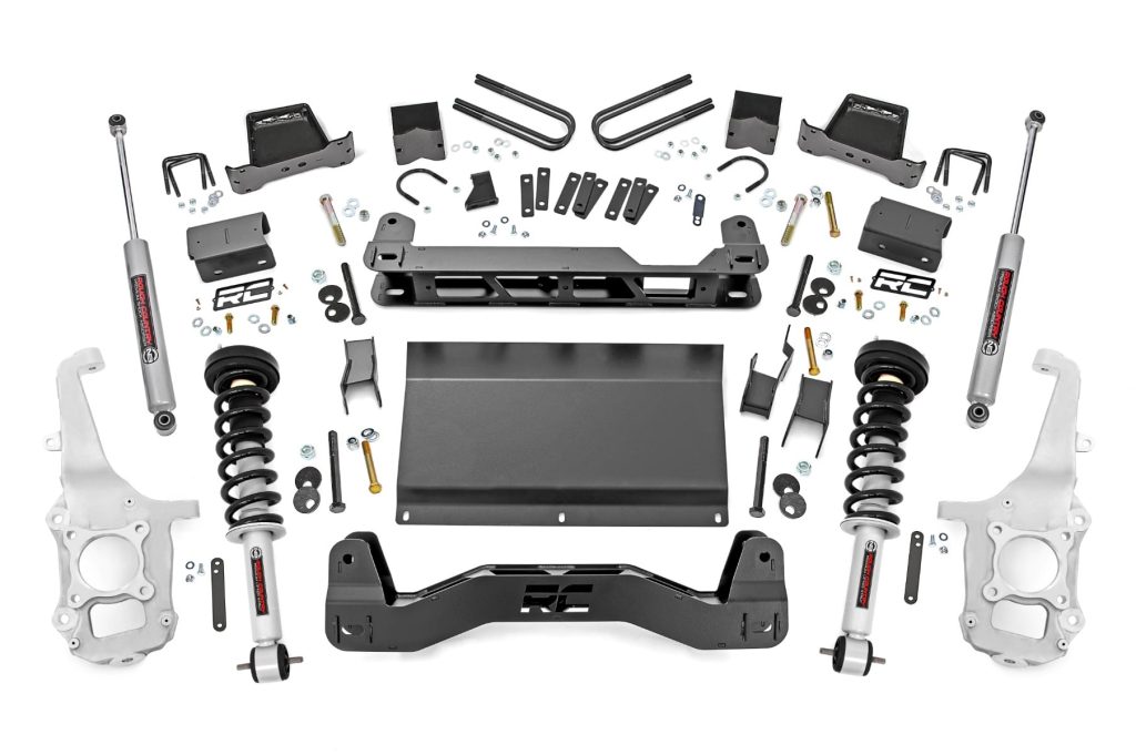 Rough Country 6 Inch Lift Kit N3 Struts Ford F-150 4WD (2021-2026)