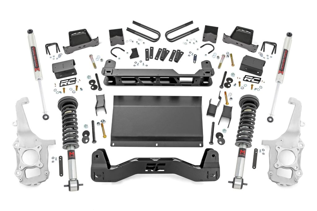 Rough Country 6 Inch Lift Kit M1 Struts/M1 Ford F-150 4WD (2021-2026)