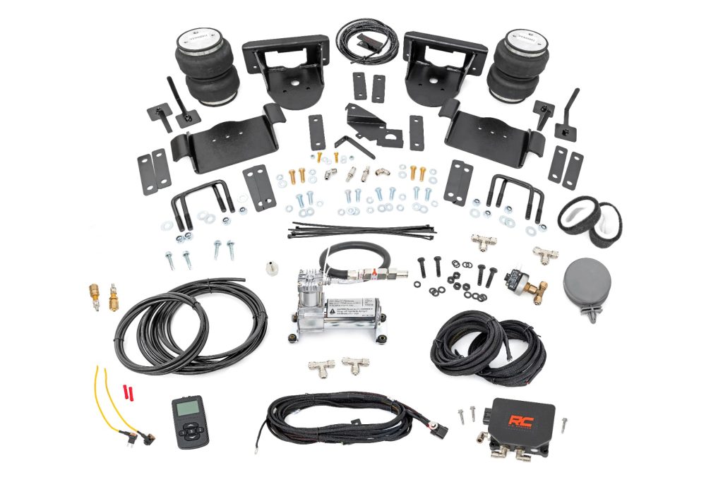 Rough Country Air Spring Kit w/compressor Wireless Controller 0-6″ Lifts Ford F-150 (21-26)