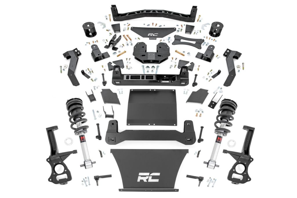 Rough Country 6 Inch Lift Kit M1 Struts Chevy/GMC SUV 1500 4WD (2021-2026)