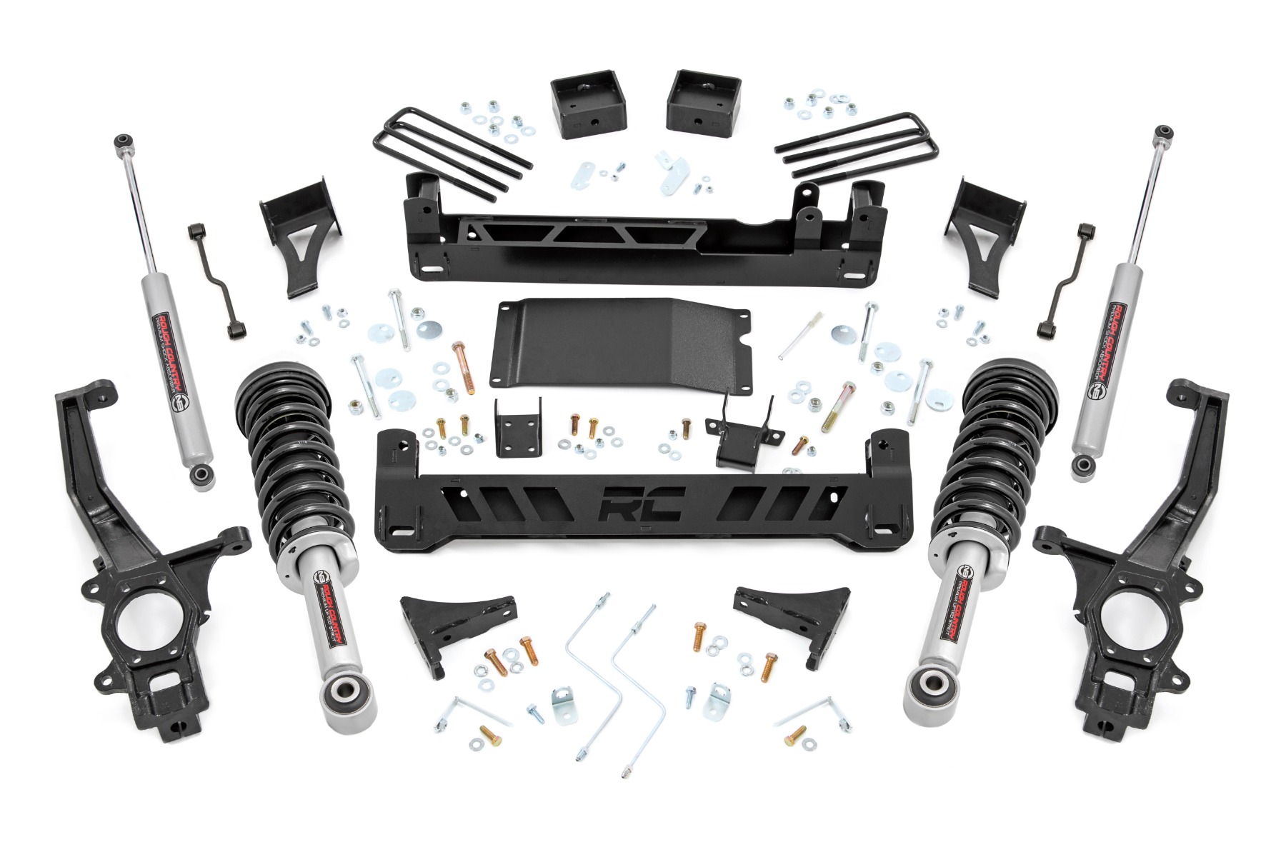 Rough Country 6 Inch Lift Kit N3 Struts Nissan Frontier 2WD/4WD (2022-2026)
