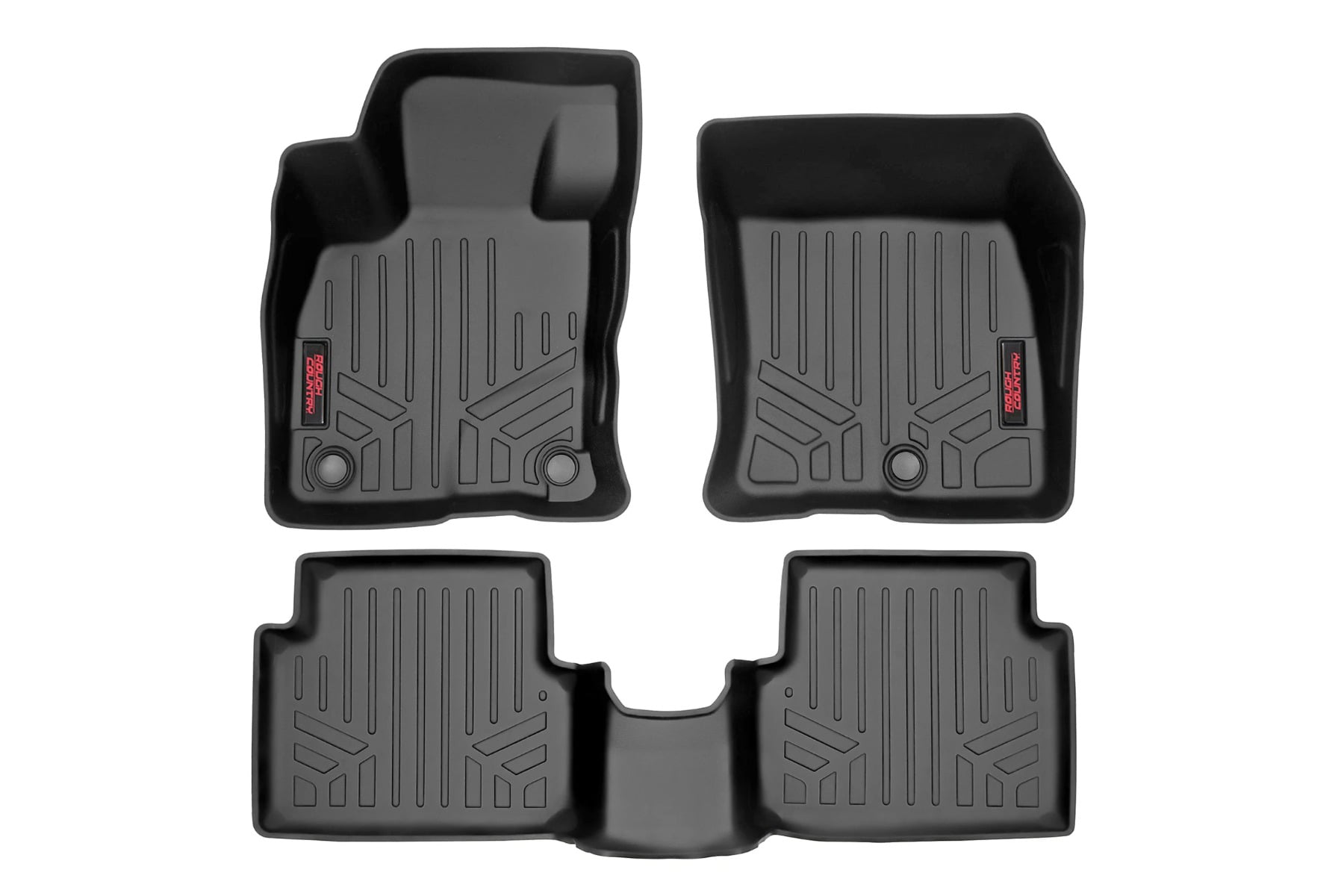 Rough Country Floor Mats Front and Rear Ford Maverick 2WD/4WD (2022-2026)