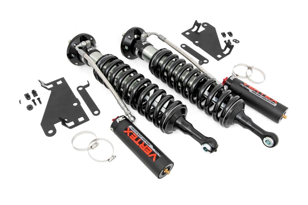Rough Country Vertex 2.5 Reservoir Coilovers Front 3.5 Inch Toyota Tundra 4WD (22-26)