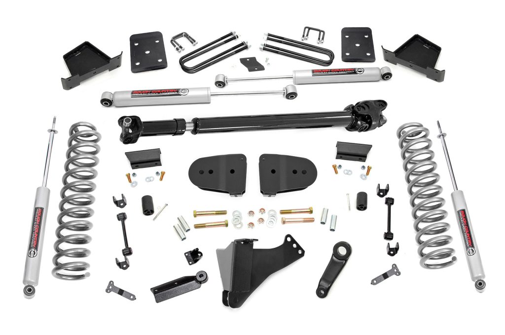 Rough Country 6 Inch Lift Kit Diesel No OVLD Ford F-250/F-350 Super Duty 4WD (23-26)