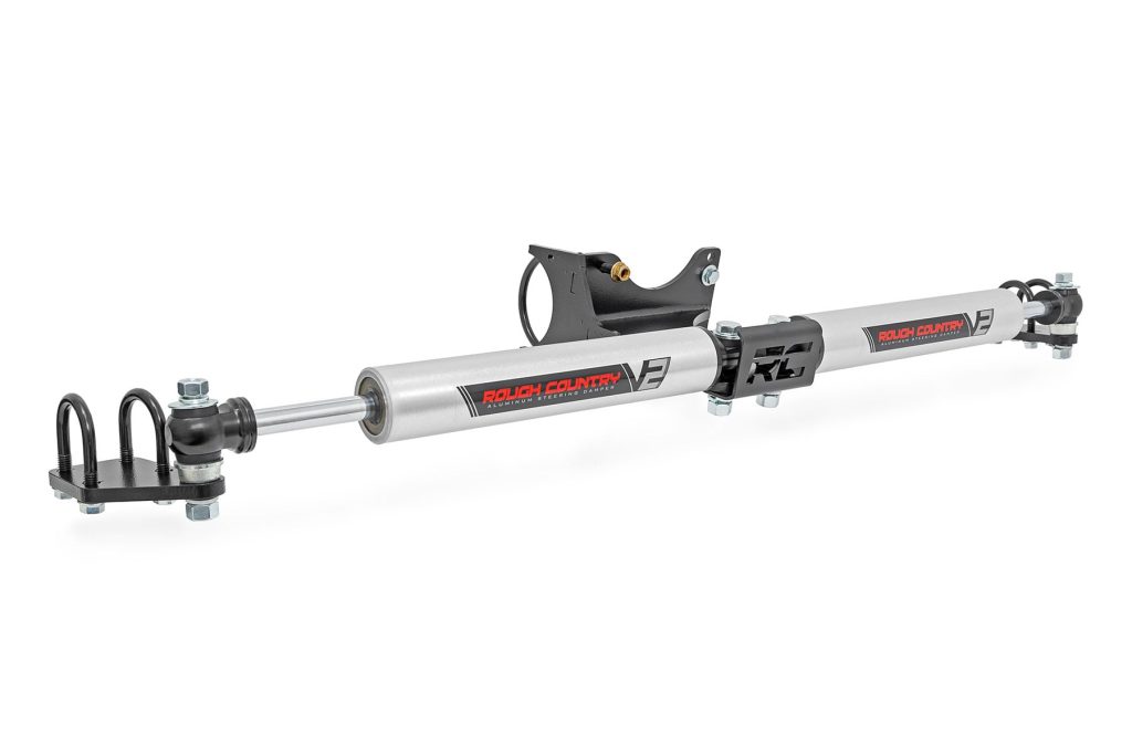 Rough Country V2 Steering Stabilizer Dual 2-8 Inch Lift Ford F-250/F-350 Super Duty (05-26)