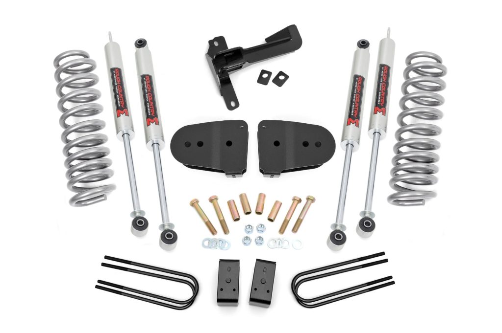 Rough Country 3 Inch Lift Kit M1 Front Diesel Coils Ford F-250 Super Duty 4WD (23-26)