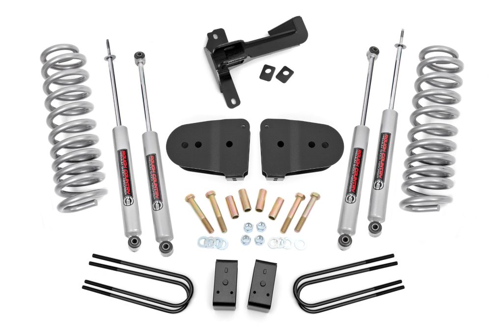 Rough Country 3 Inch Lift Kit N3 Front Diesel Coils Ford F-250 Super Duty 4WD (23-26)