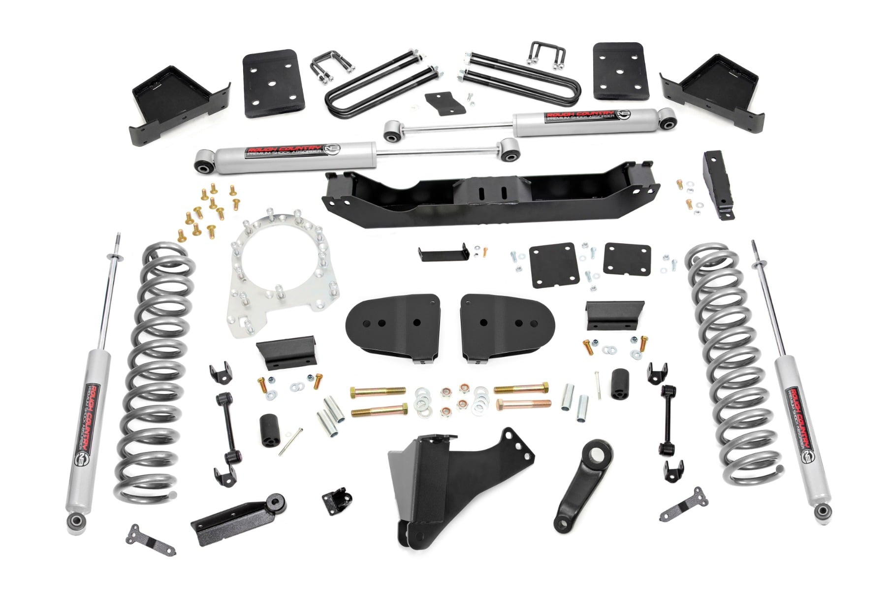 Rough Country 6 Inch Lift Kit No OVLDS Ford F-250/F-350 Super Duty 4WD (2023-2026)