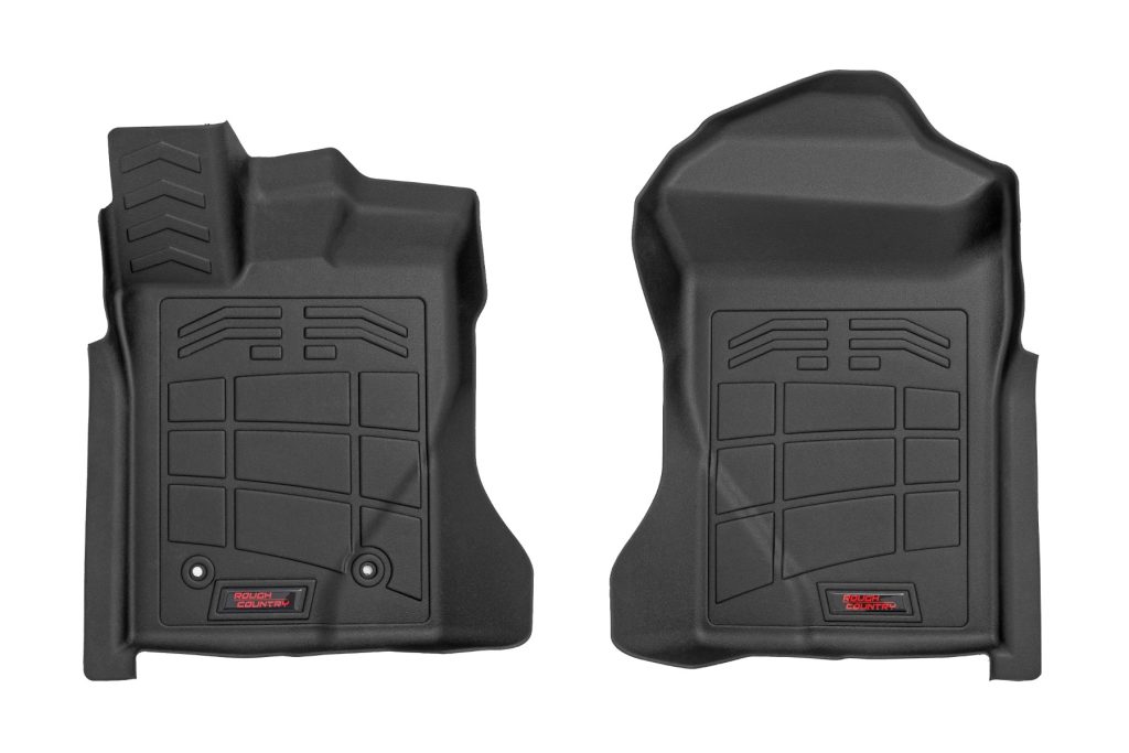 Rough Country Sure-Fit Floor Mats Front Crew Ford Ranger 2WD/4WD (2024-2026)