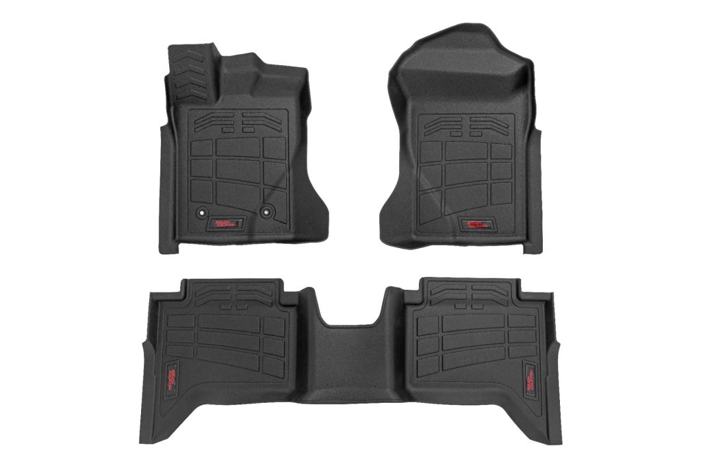 Rough Country Sure-Fit Floor Mats Front & Rear Crew Ford Ranger 2WD/4WD (2024-2026)