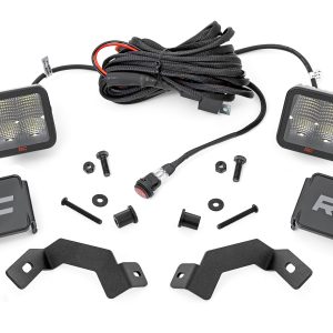 Rough Country LED Light Kit Ditch Mount 2″ Spectrum Pair Spot Toyota Land Cruiser (24-26)