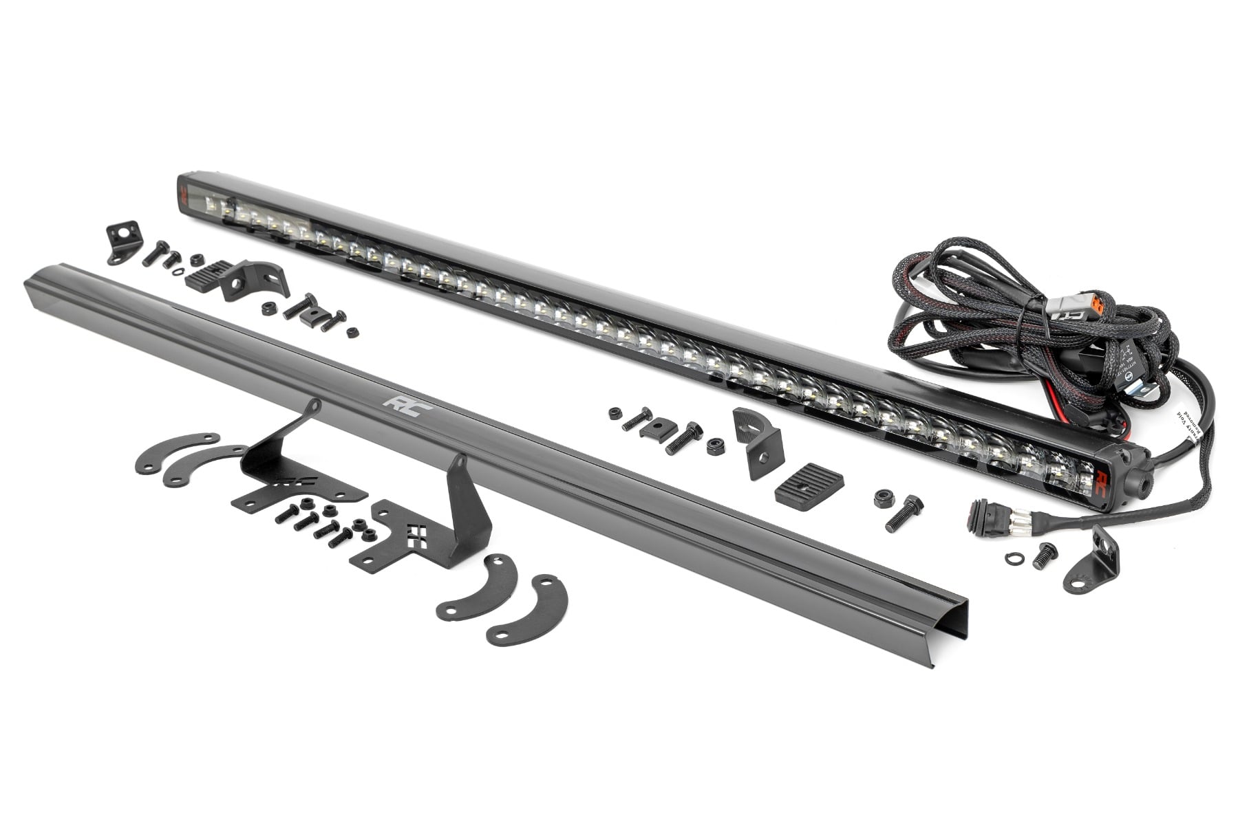 Rough Country LED Light Kit Front Mount 40″ Spectrum Single Row Polaris RZR XP 4 1000 (2024)