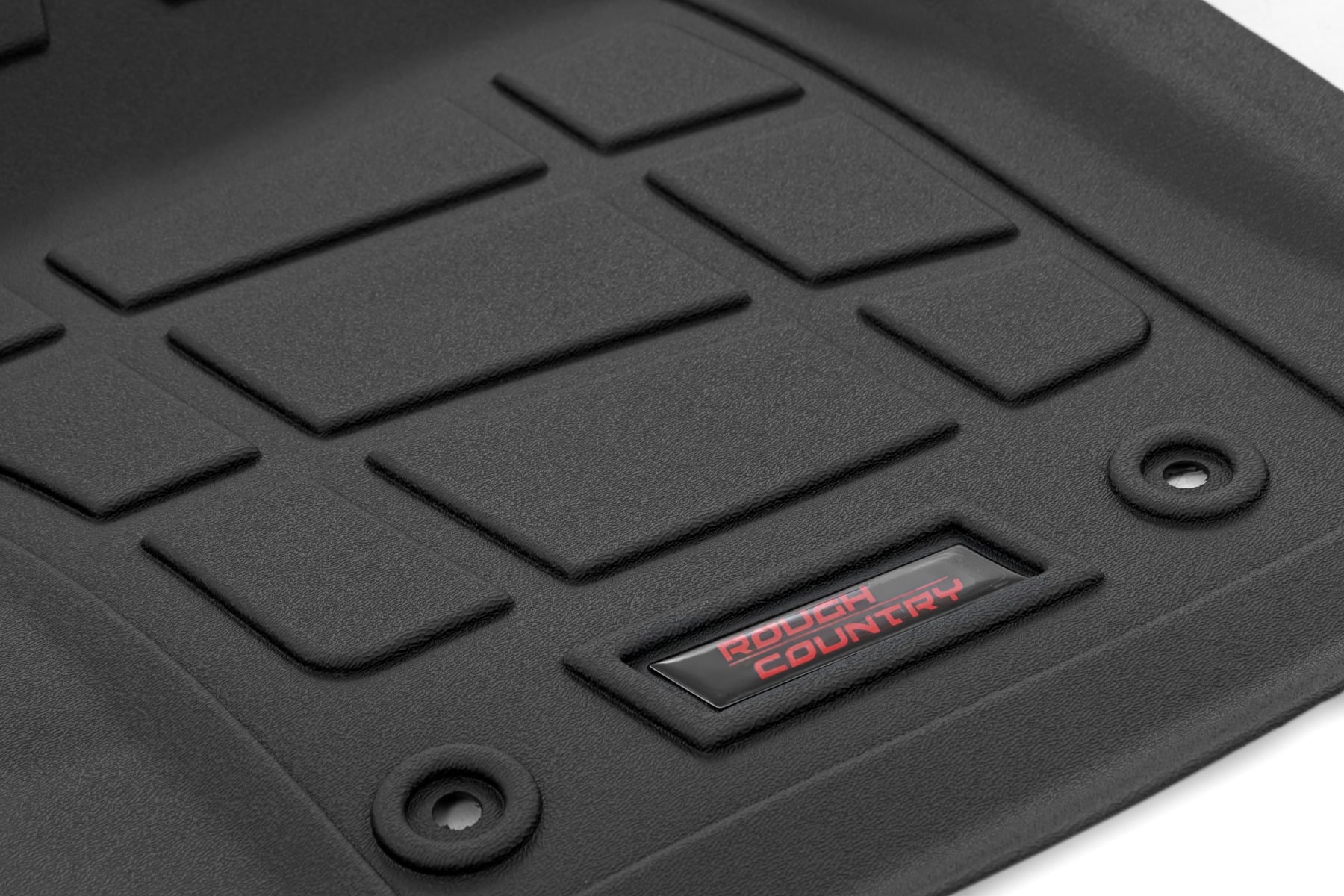 Rough Country Sure-Fit Floor Mats Front & Rear TRD PRO Double Cab Toyota Tacoma (24-26)