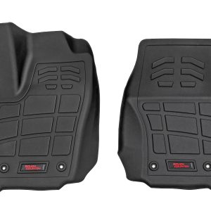 Rough Country Sure-Fit Floor Mats Front Double Cab Toyota Tacoma 2WD/4WD (2024-2026)