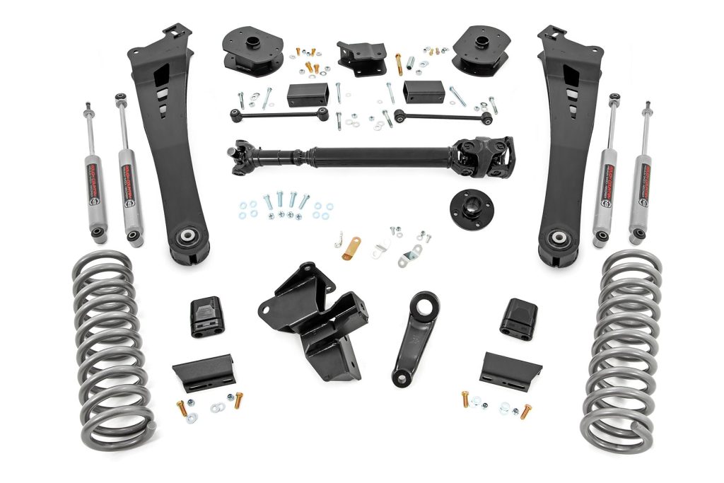 Rough Country 5 Inch Lift Kit Fr D/S 10 Bolt T-Case Ram 2500 4WD (2025-2026)