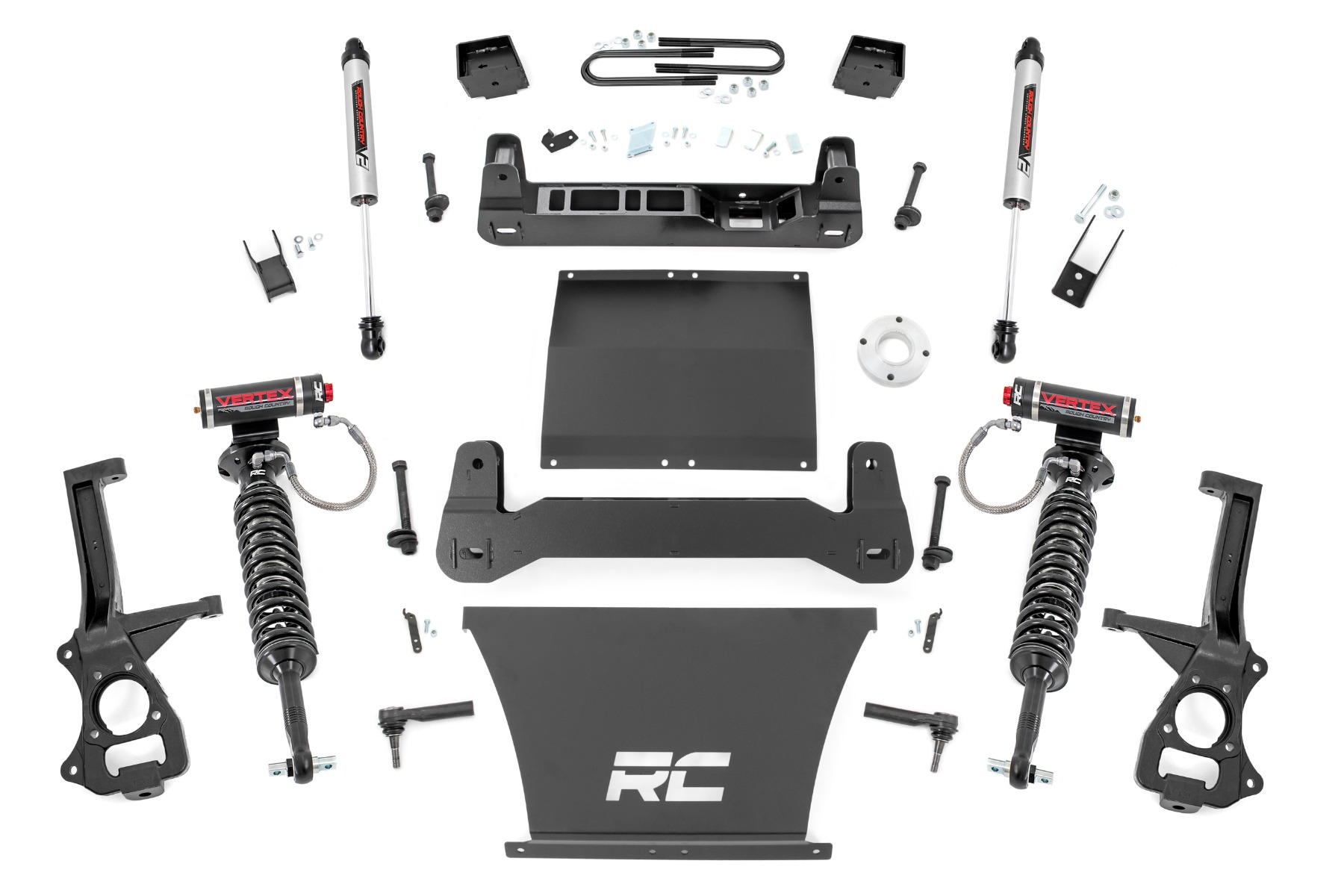 Rough Country 6 Inch Lift Kit Mono Leaf Rear Vertex/V2 GMC Sierra 1500 2WD (25-26)