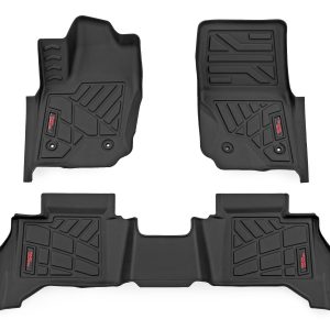 Rough Country Sure-Fit Floor Mats Front & Rear Toyota 4Runner 2WD/4WD (2025-2026)