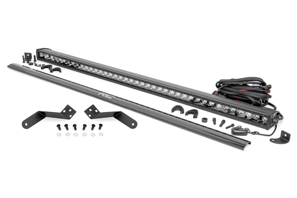 Rough Country LED Light Kit Rear Mount 50β³ Black-Series Single Row CFMOTO UFORCE U10 Pro