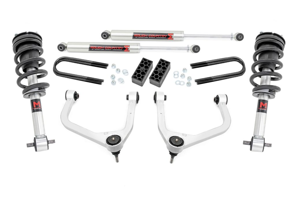 Rough Country 3.5 Inch Lift Kit M1 Struts/M1 Chevy Silverado 1500 2WD/4WD (2025-2026)