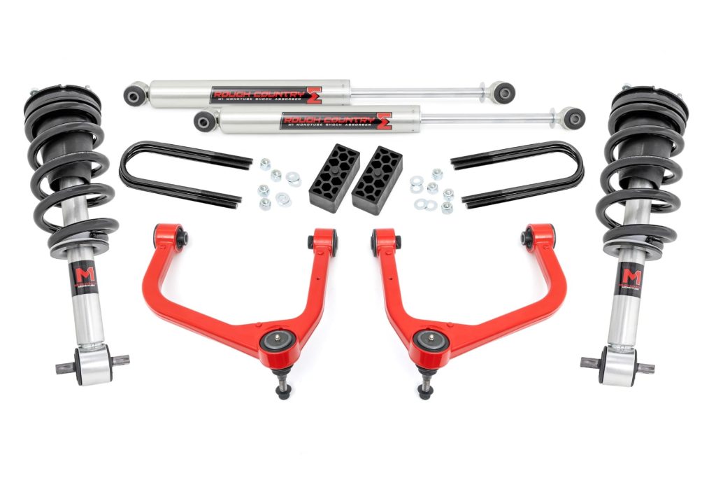 Rough Country 3.5 Inch Lift Kit M1 Struts/M1 Chevy Silverado 1500 2WD/4WD (2025-2026)