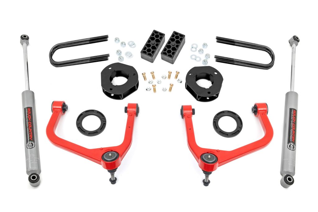Rough Country 3.5 Inch Lift Kit Chevy Silverado 1500 2WD/4WD (2025-2026)