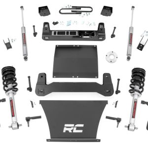Rough Country 6 Inch Lift Kit Mono Leaf Rear N3 Struts Chevy Silverado 1500 (25-26)
