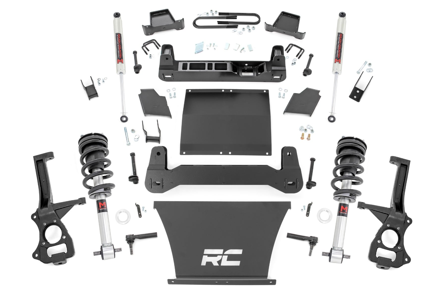 Rough Country 6 Inch Lift Kit M1 Struts/M1 Chevy Silverado 1500 4WD (2025-2026)