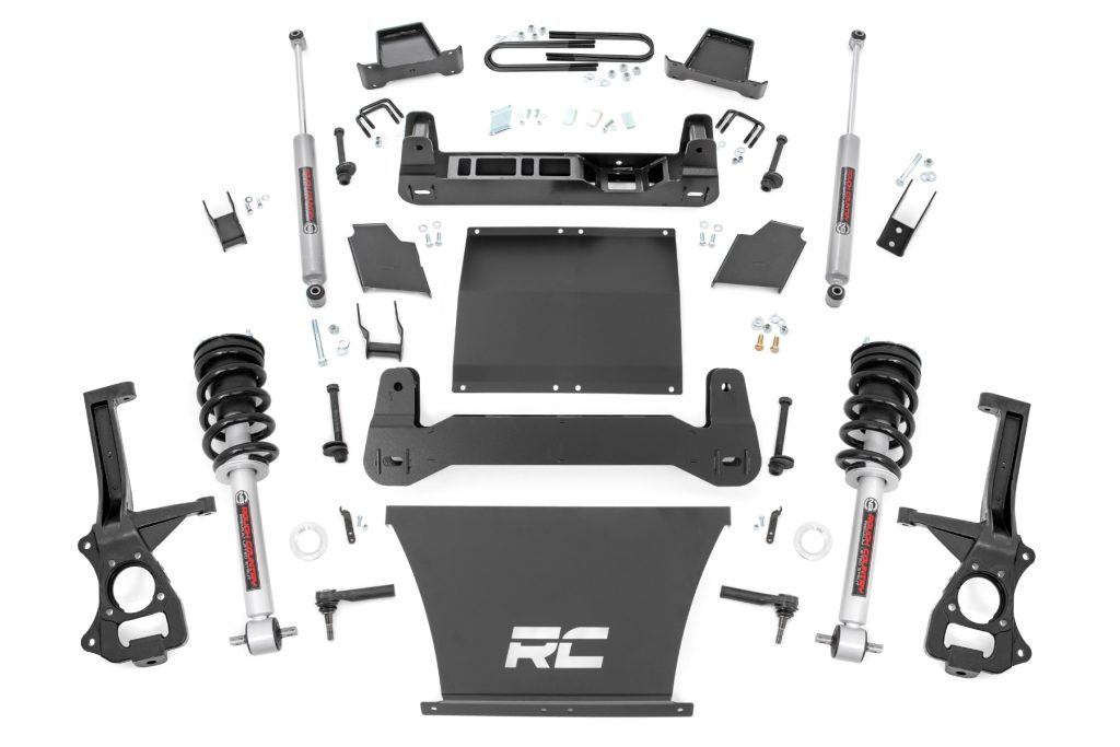 Rough Country 6 Inch Lift Kit N3 Struts Chevy Silverado 1500 4WD (2025-2026)