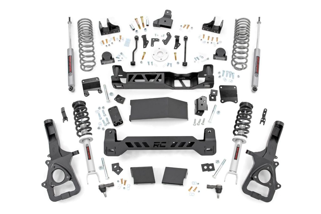 Rough Country 6 Inch Lift Kit 22XL N3 Struts Rear Coils Ram 1500 4WD (2025-2026)