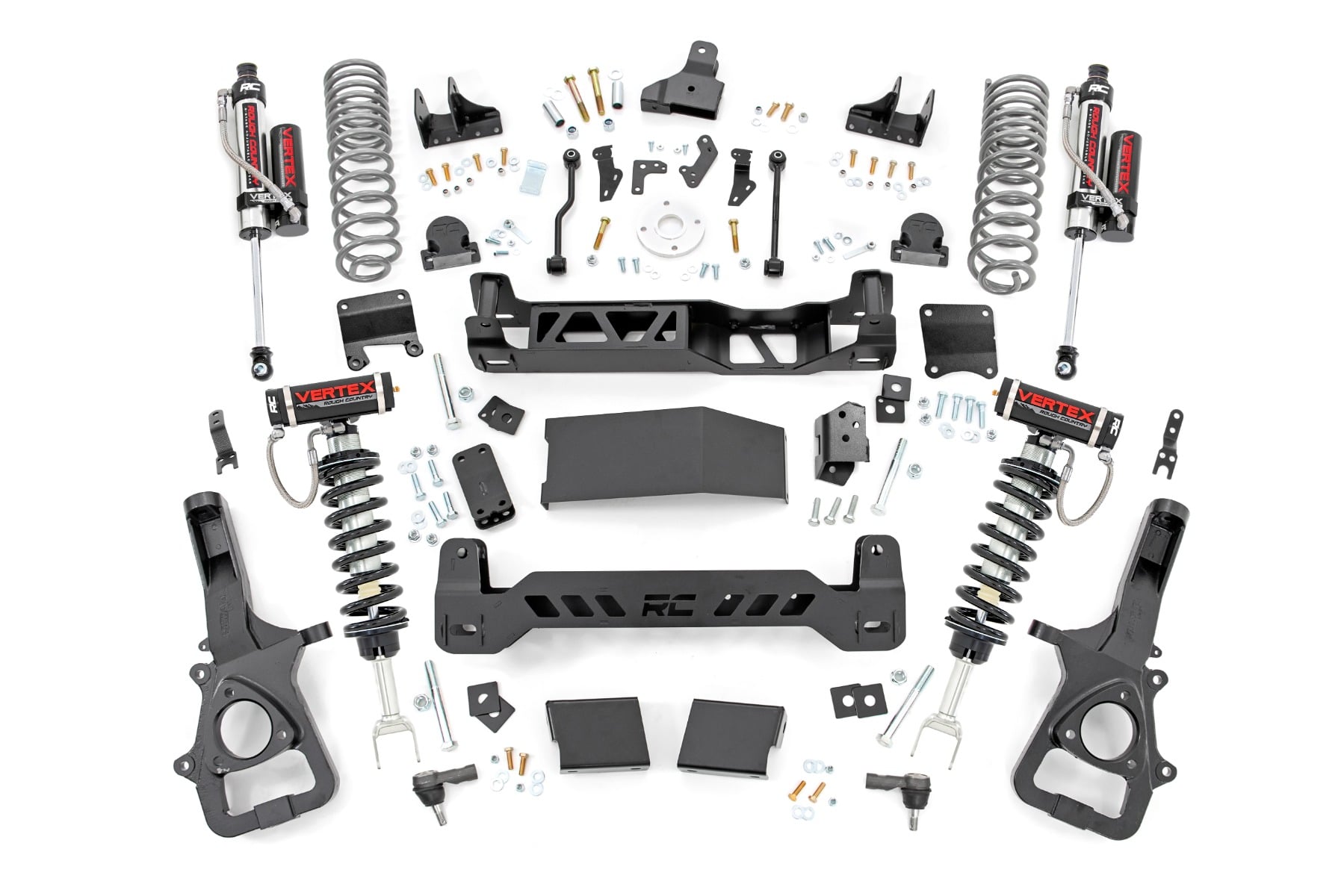 Rough Country 6 Inch Lift Kit Vertex Rear Coils Ram 1500 4WD (2025-2026)