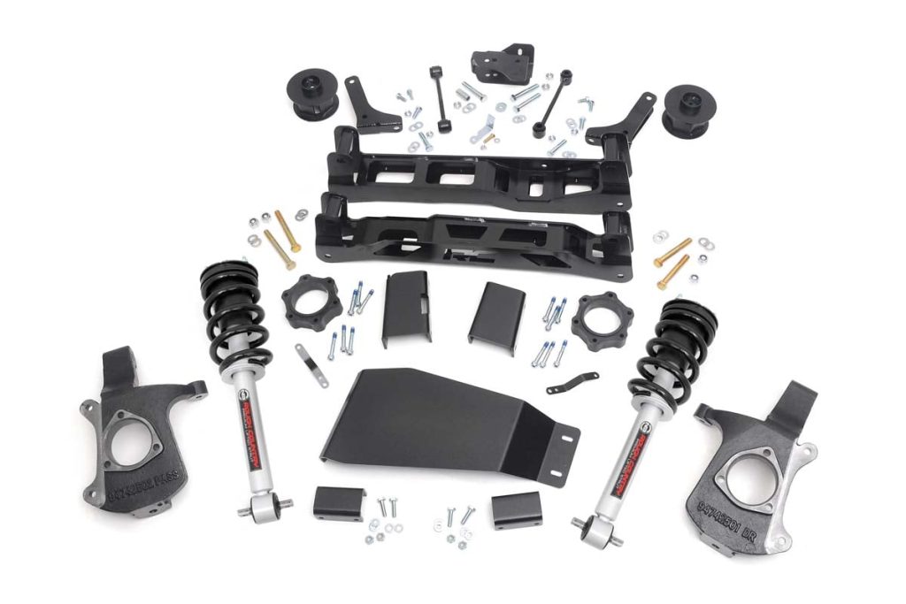 Rough Country 5 Inch Lift Kit N3 Struts Chevy Avalanche 2WD/4WD (2007-2013)