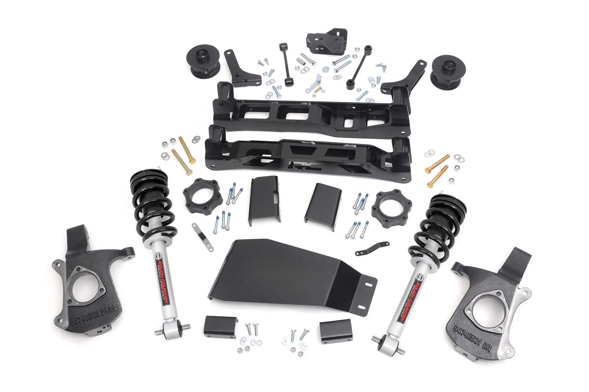 Rough Country 5 Inch Lift Kit N3 Struts Chevy Avalanche 2WD/4WD (2007-2013)