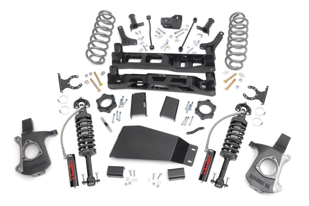 Rough Country 7.5 Inch Lift Kit Vertex Coilovers Chevy Avalanche 2WD/4WD (2007-2013)