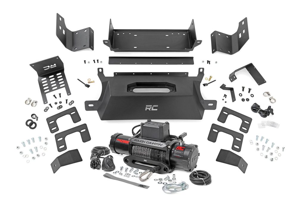 Rough Country Hidden Winch Mount 12000S Ford Bronco 4WD (2021-2026)