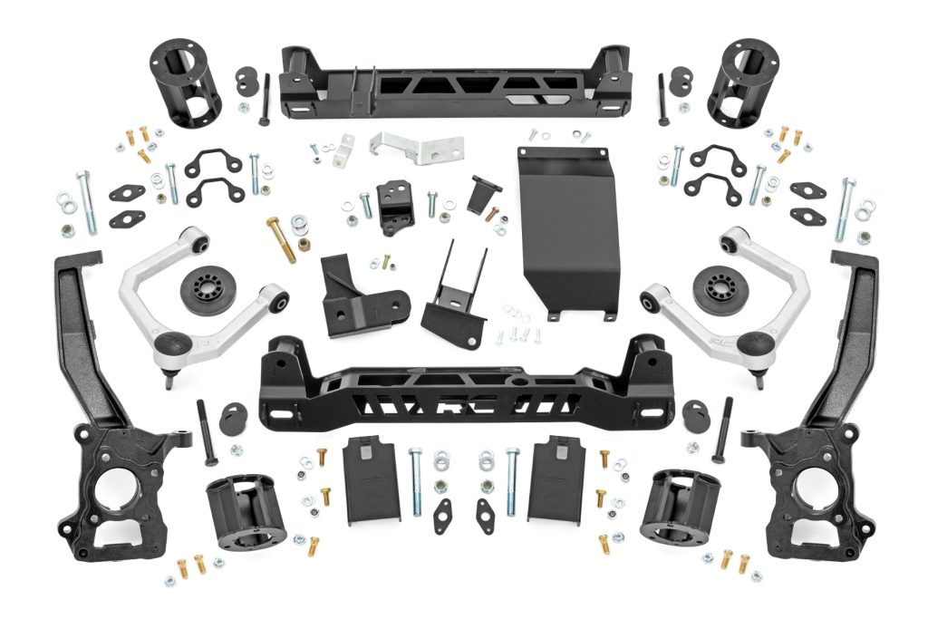Rough Country 7 Inch Lift Kit 4-Door Base Ford Bronco 4WD (2021-2026)