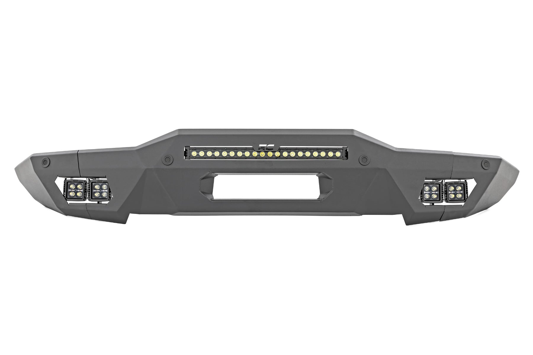 Rough Country Front Bumper Modular Full Wings DRL Ford Bronco 4WD (2021-2026)