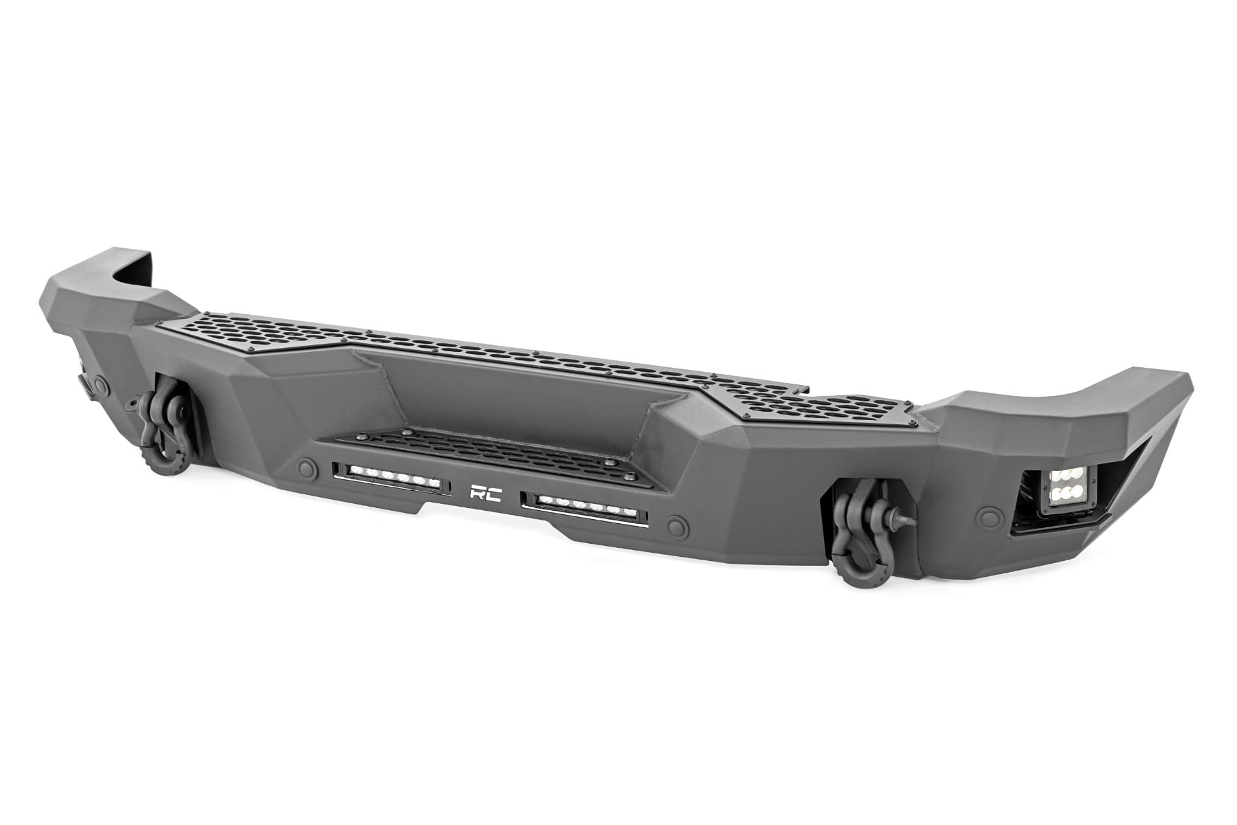 Rough Country Rear Bumper Black Series LED Spot Ford Bronco 4WD (2021-2026)