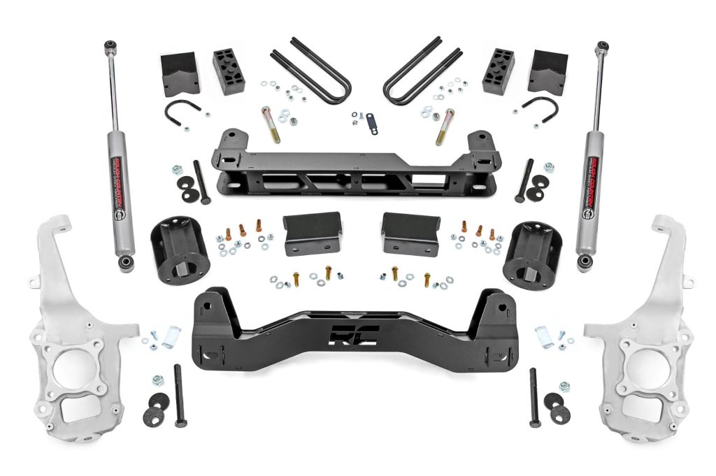 Rough Country 4 inch Lift Kit Ford F-150 2WD (2021-2026)