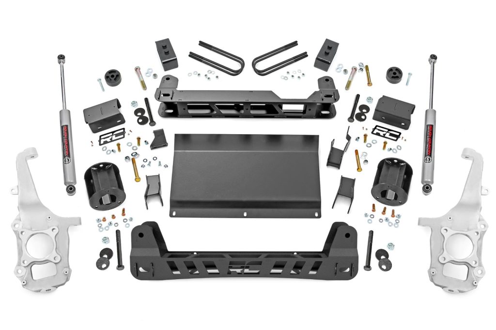 Rough Country 4 Inch Lift Kit Ford F-150 Tremor 4WD (2021-2026)